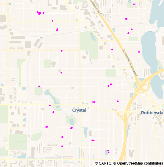 Cleaning Locations Map